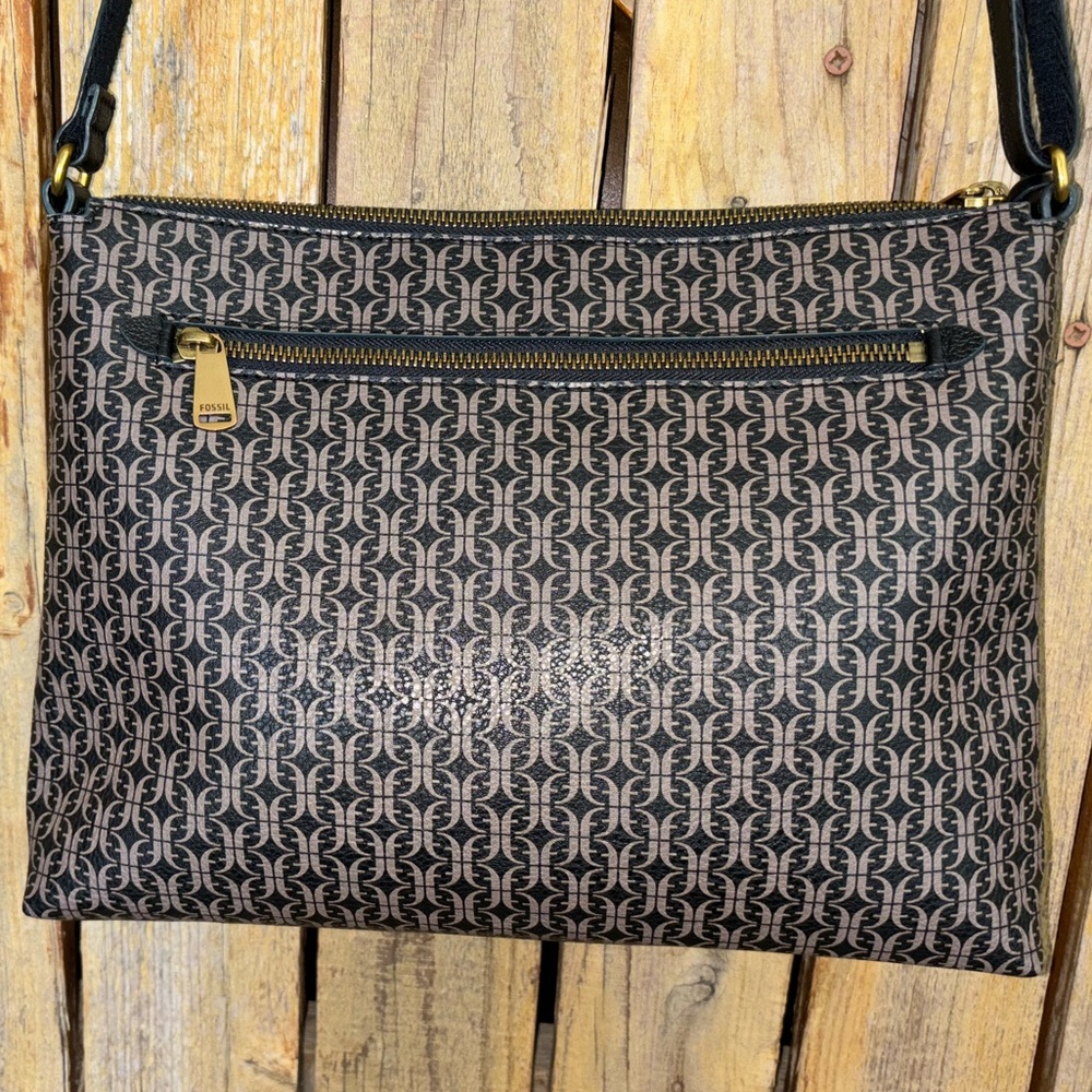 Fossil Canvas Coated Shoulder Bag - image 8